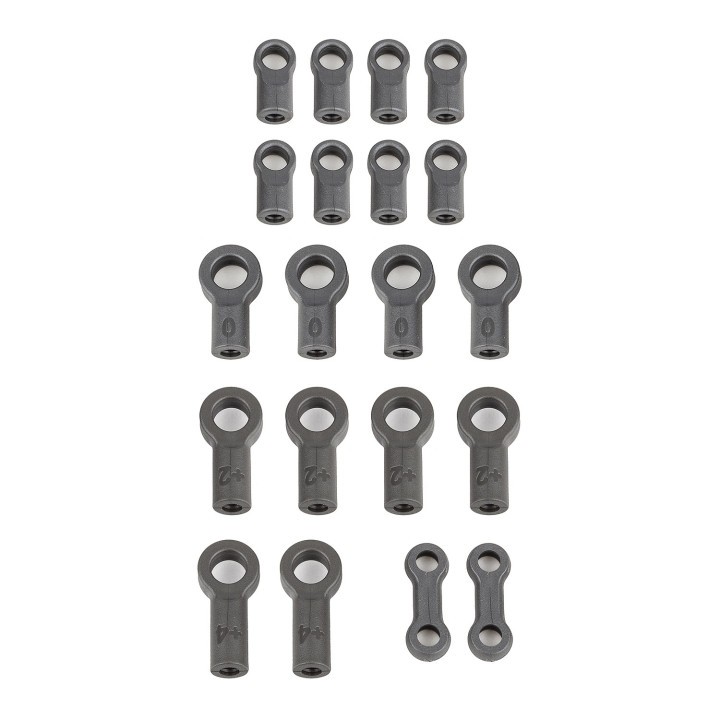 AS91997 RC10B6.4 13MM SHOCK ROD END SET Team Associated RSRC