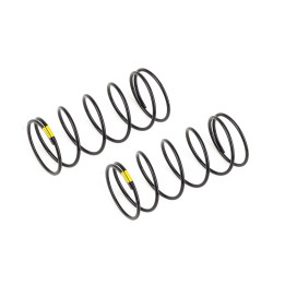 AS91943 Ressorts d'amortisseurs avant 13mm, jaune 3.8lb/in, L44, 6.5T, 1.2D Team Associated RSRC