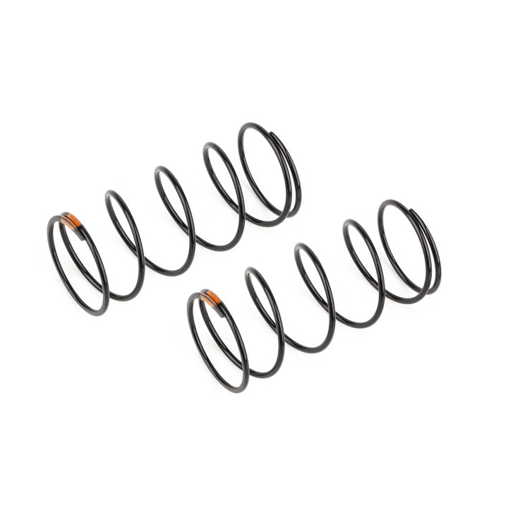 AS91945 Ressorts amortisseurs avant 13 mm, orange 4,3lb/in, L44, 6.0T, 1.2D Team Associated RSRC