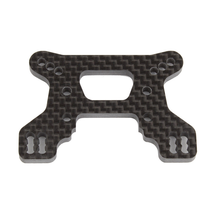 AS92265 RC10B74.1 FRONT SHOCK TOWER 23mm CARBON Team Associated RSRC