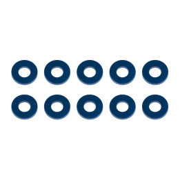 AS31388 ASSOCIATED WASHERS 7.8 x 3.5 x 1.0mm BLUE ALUMINIUM (10) Team Associated RSRC