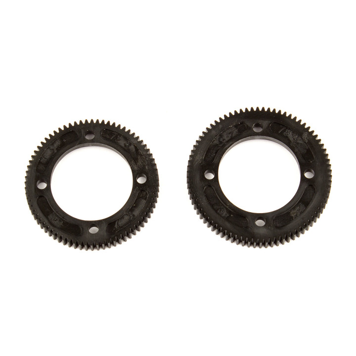 AS92149 B74 CENTRE DIFF SPUR GEARS, 72/78 TOOTH Team Associated RSRC