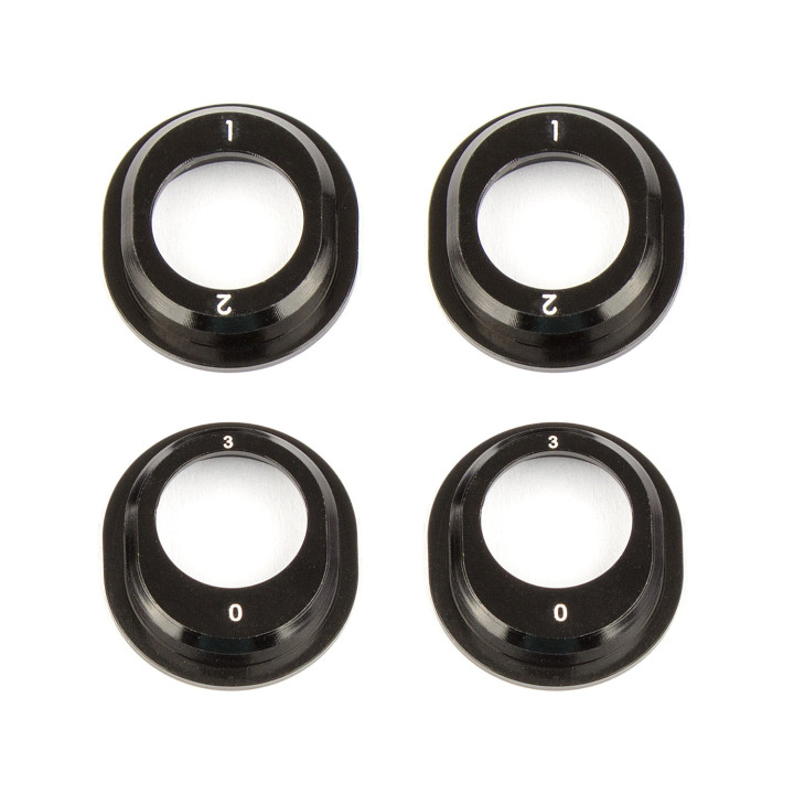 AS91793 ASSOCIATED B6.1 ALUMINIUM DIFFERENTIAL HEIGHT INSERTS Team Associated RSRC
