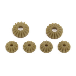 AS92076 GEAR DIFF PLASTIC GEARS B64/B74 Team Associated RSRC