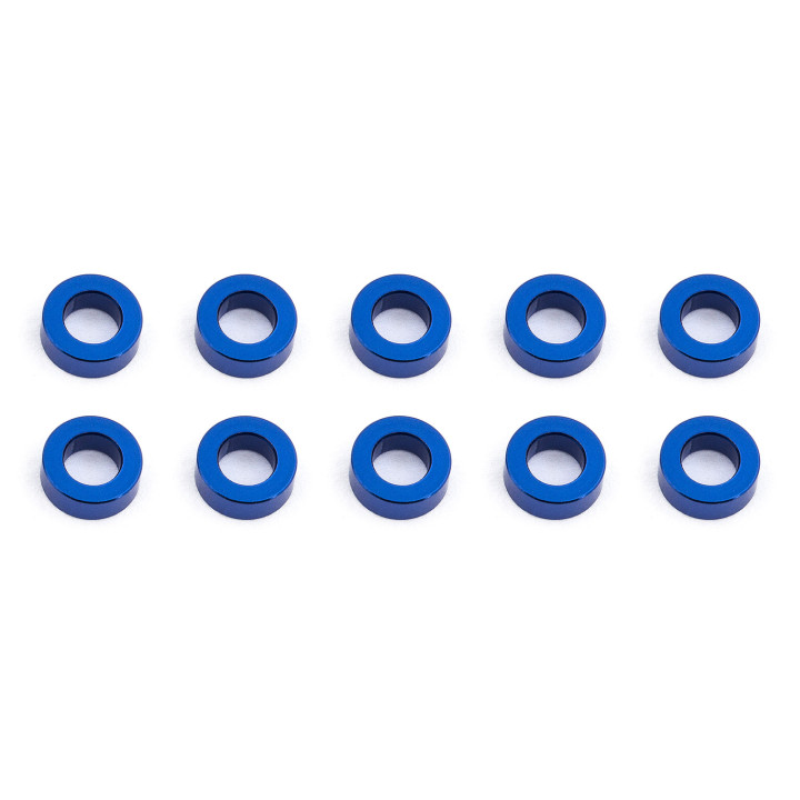 AS31383 Rondelles 5,5x3,0x2.0 mm, aluminium bleu Team Associated RSRC