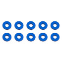 Rondelles 7.8 X 1.0mm Bleu Aluminium (10)