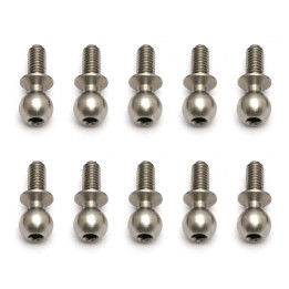 AS91047 HEAVY DUTY BALLSTUD 6MM (10) Team Associated RSRC