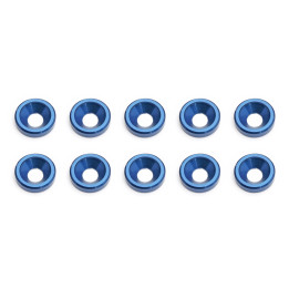 AS89229 Countersunk Washers (Blue) Team Associated RSRC