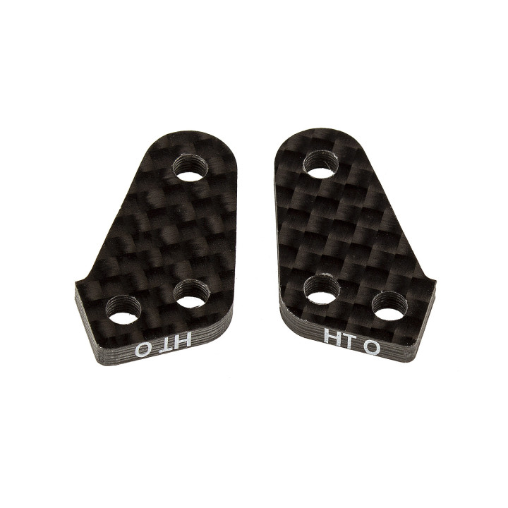 AS92305 Platine ackermann HT 0, Fibre de carbone Team Associated RSRC
