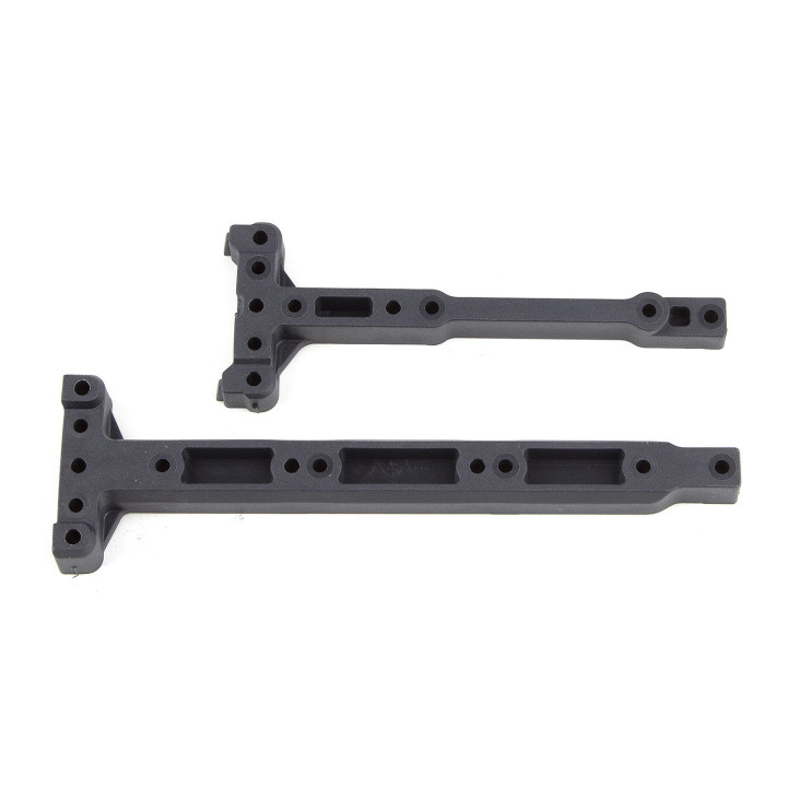 AS92300 Renforts de chassis, Graphite, RC10B74 Team Associated RSRC