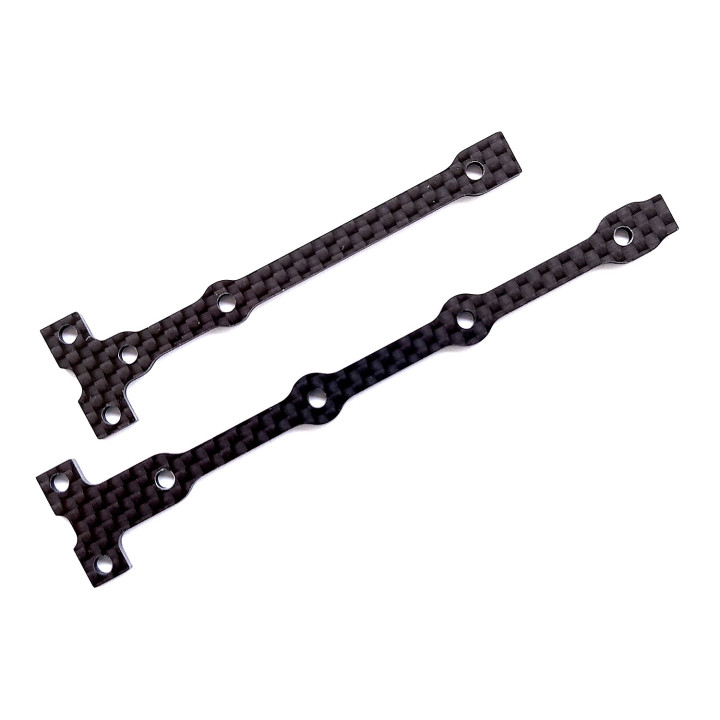 AS92283 Renforts de chassis 2.0mm, Carbone, RC10B74.1 Team Associated RSRC
