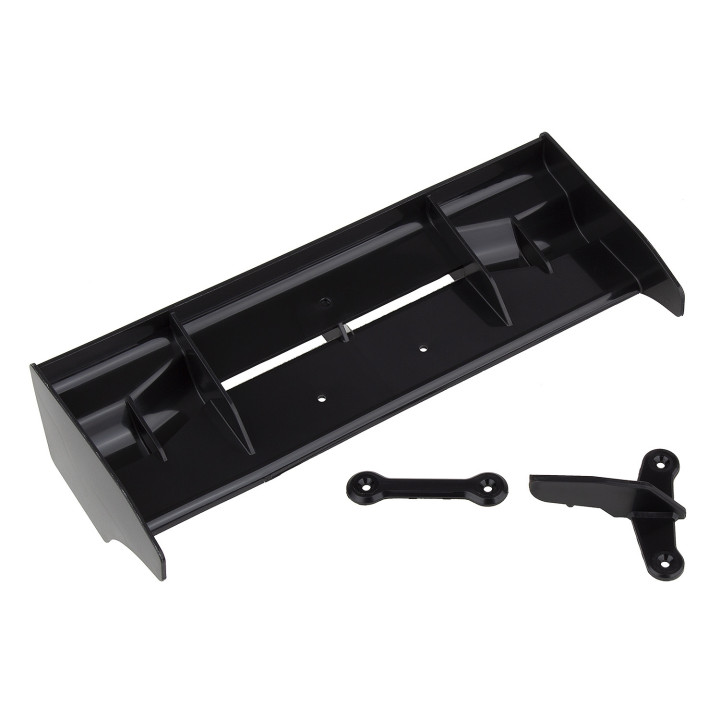 AS81553 Rc8B4 Wing, Black Team Associated RSRC