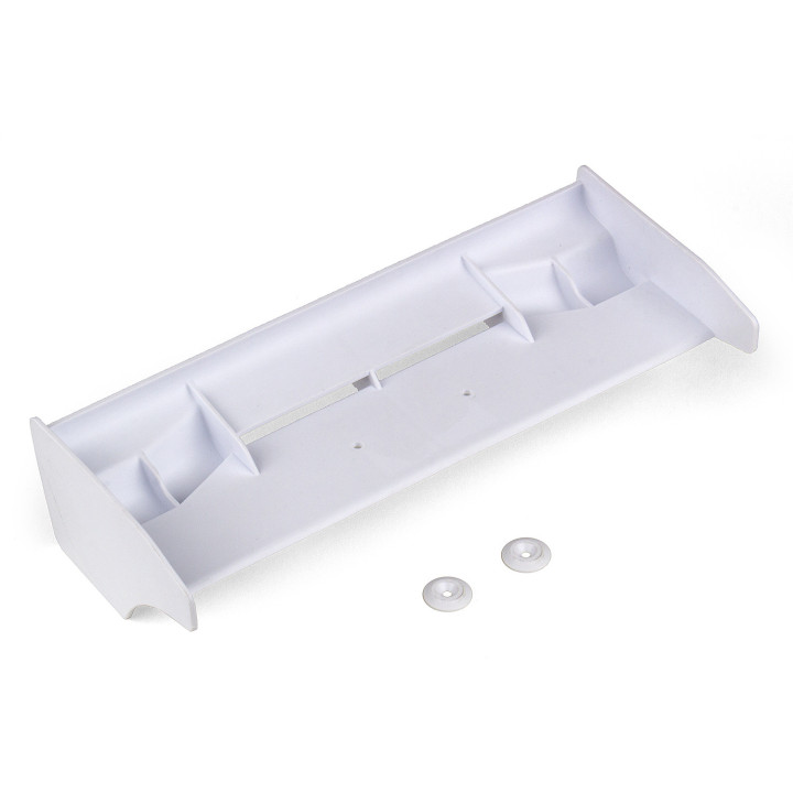 AS81105 Aileron homologué IFMAR blanc RC8 B4 / B4e Team Associated RSRC