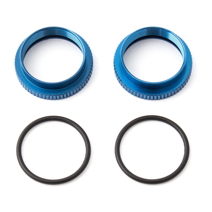 AS81221 Molettes de serrage d'amortisseurs, 20mm RC8 B4 / B4e Team Associated RSRC