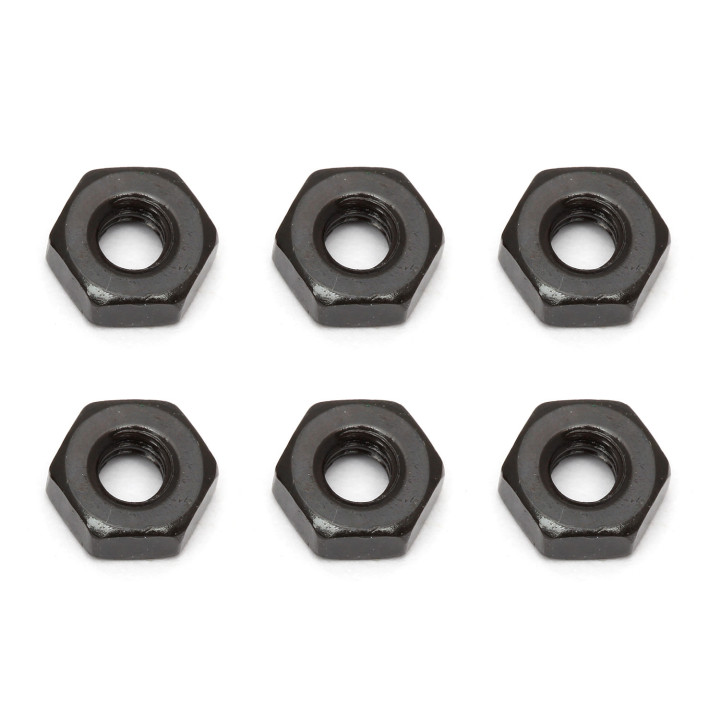 AS91477 M3 Nut (Black) Team Associated RSRC