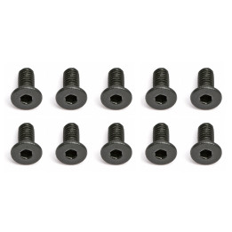 AS4675 M2.5 X 0.45 X 6 Fhc Screw (10) Team Associated RSRC