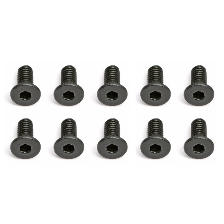 AS4675 M2.5 X 0.45 X 6 Fhc Screw (10) Team Associated RSRC
