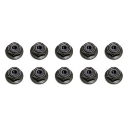 AS25612 M3 Flanged Locknuts Team Associated RSRC