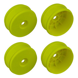 AS89297 83mm 1/8Th Buggy Wheels Yellow (4) Team Associated RSRC