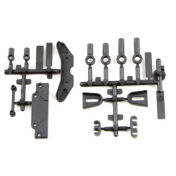 AS91885 B6.3 Tower Covers/Wire Clips/Rod Ends Team Associated RSRC