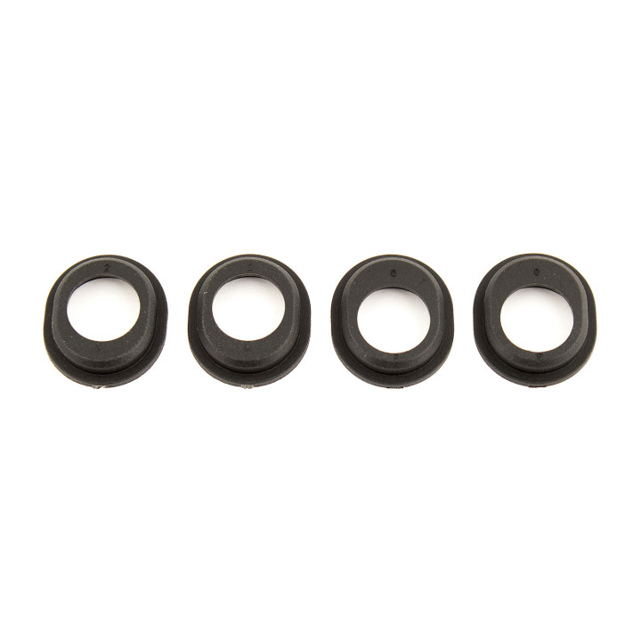 AS91792 Inserts de hauteur de différentiel en plastique, noirs RC10B6.4 Team Associated RSRC