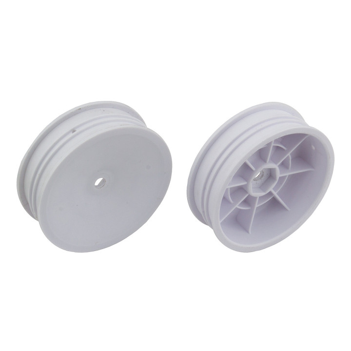 AS91757 2WD Slim Front Wheels,12 mm Hex, white  RSRC