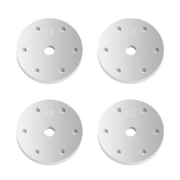 AS81202 Pistons d'amortisseurs 6x1.3mm plat RC8B4/E (4) Team Associated RSRC