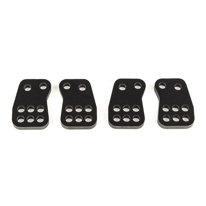AS81490 Inserts de fusée arrière V2 standard RC8B4/E Team Associated RSRC