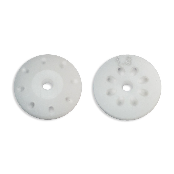 AS81211 Pistons d'amortisseurs 8x1.3mm, conique de type sp RC8B4/E (2) Team Associated RSRC