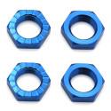 Rc8B3/Rc8B3.1/B3.2 Wheel Nuts 17mm Blue (4)