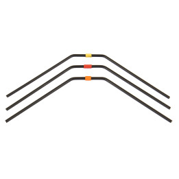 AS81141 Barres anti-roulis arrière, 2.8-3.0mm RC8B4/E Team Associated RSRC