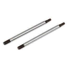 AS81174 Rc8B3/Rc8B3.1 Ft Chrome Shock Shafts 30.5mm (2) Team Associated RSRC