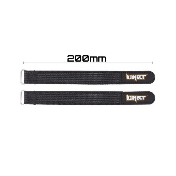 KN-LIPO.STRAP-200 Straps pour batteries lipo 200mm (2) KN-LIPO.STRAP-200 Konect RSRC