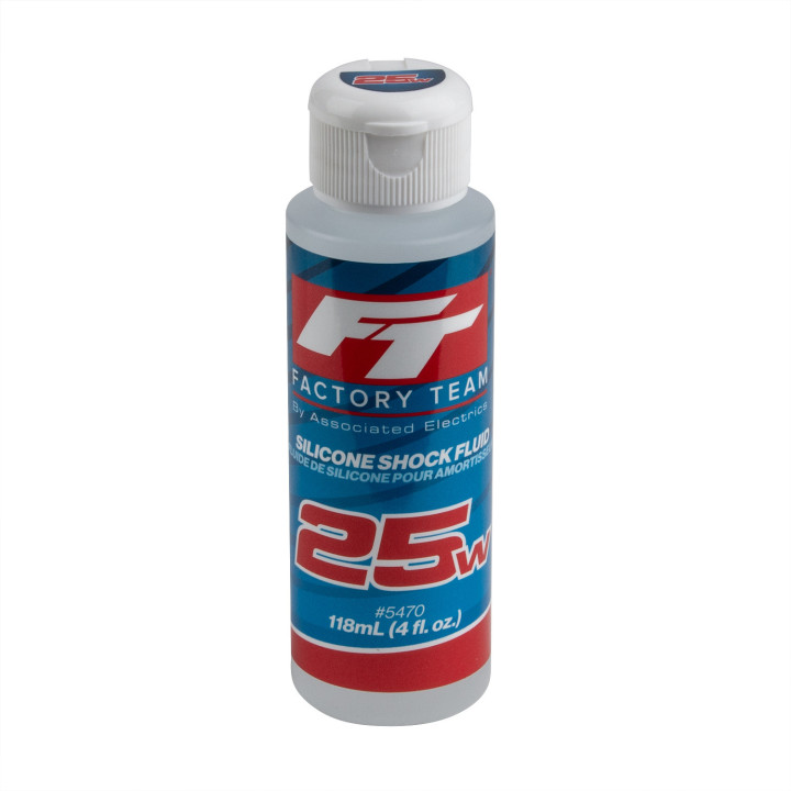 AS5470 Silicone shock oil 25Wt (275cSt) 4Oz/118mL Team Associated RSRC