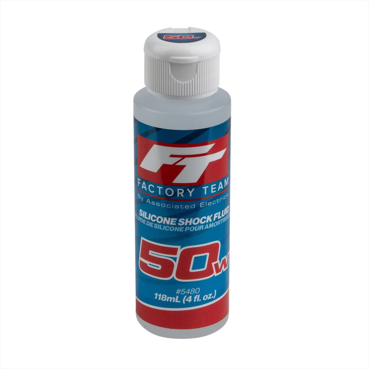 AS5480 Flacon d'huile silicone FT, 50wt (650 cSt), 118ml Team Associated RSRC
