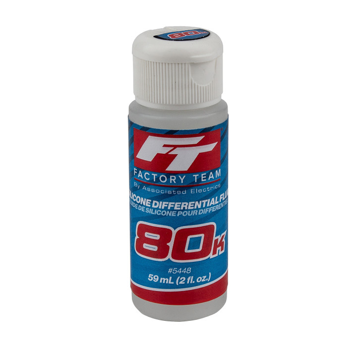 AS5448 Huile silicone de différentiel, 80,000 cSt, 59ml Team Associated RSRC