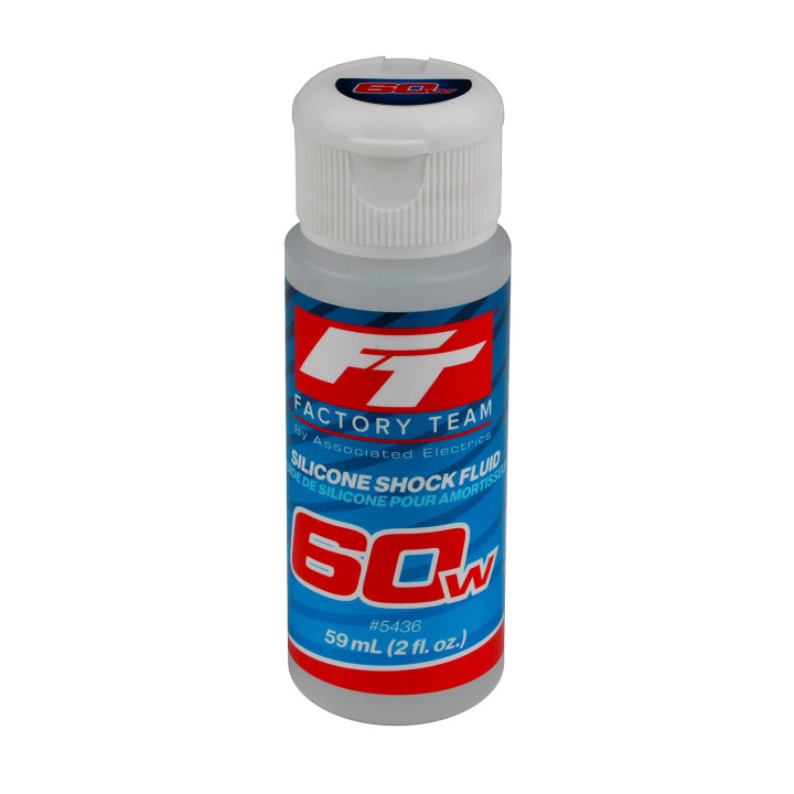AS5436 Flacon d'huile silicone FT, 60wt (800 cSt), 59ml Team Associated RSRC