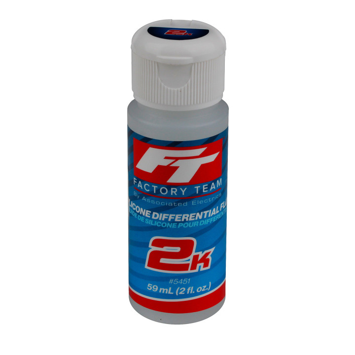 AS5451 Huile silicone de différentiel, 2,000 cSt, 59ml Team Associated RSRC
