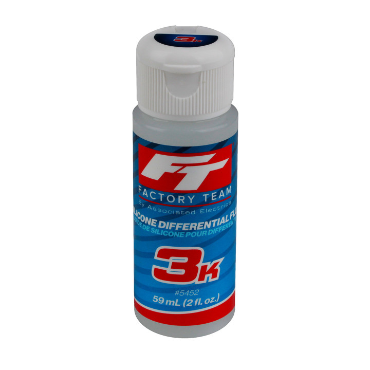 AS5452 Huile silicone de différentiel, 3,000 cSt, 59ml Team Associated RSRC