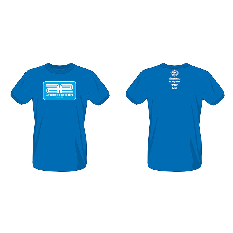 AS97022 Electrics Logo Blue T-Shirt (L) Team Associated RSRC