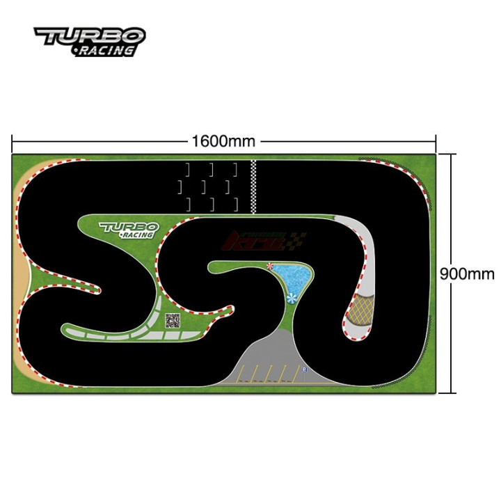 TB-760102 PISTE XXL POUR TURBO RACING MICRO RALLY (90X160CM) Turbo Racing RSRC