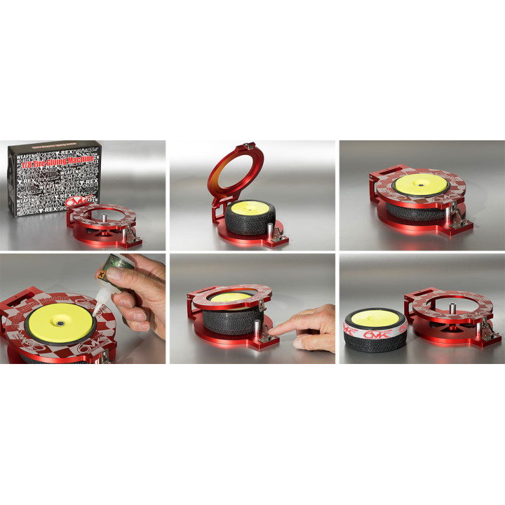 PW0112 Machine à coller les Pneus Optima TT 1/8 V2 Optima RSRC