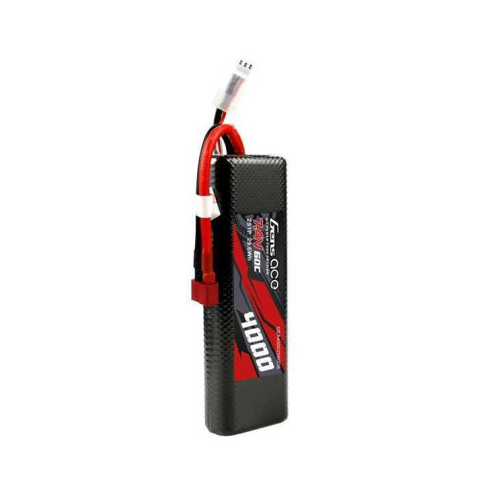 GE3-4000-2D-60 Gens ace Bashing LiPo 2S 7.4V-4000-60C (Deans) 139x47x23mm 225g Gens ace RSRC