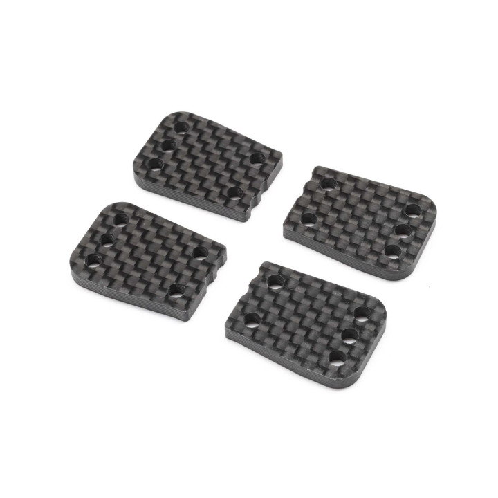 TLR344054 Rear Hub carbon plate B type: 8X, 8XE 2.0 Team Losi Racing RSRC