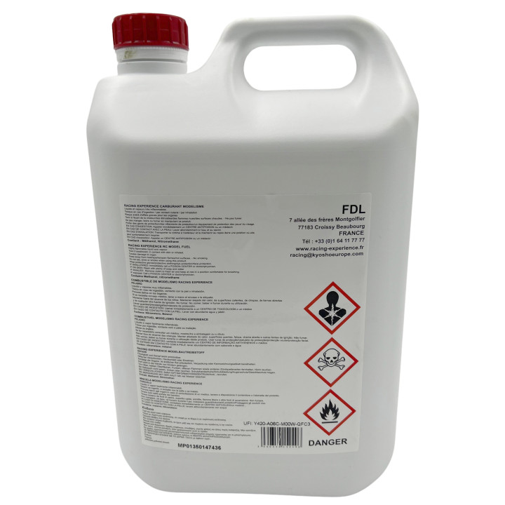 REF0516TE Racing Fuel Hot Road GT 16% 5 liters (Compliant with EC 2019-1148) Racing Experience RSRC