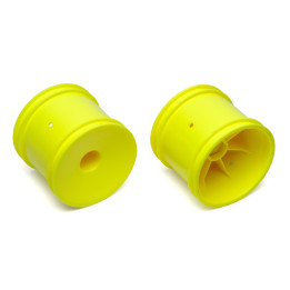 AS7853 T4.2, T5M, T6.1Hex Wheel 12mm Yellow Team Associated RSRC