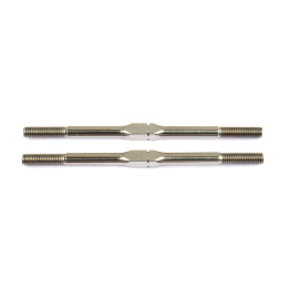 AS1407 Ft Titanium Turnbuckles 3X58mm Silver (2) Team Associated RSRC