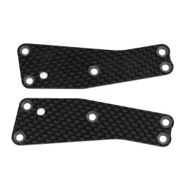 AS81482 Renforts de triangles supérieurs avants carbone 1.2mm RC8T4/E Team Associated RSRC