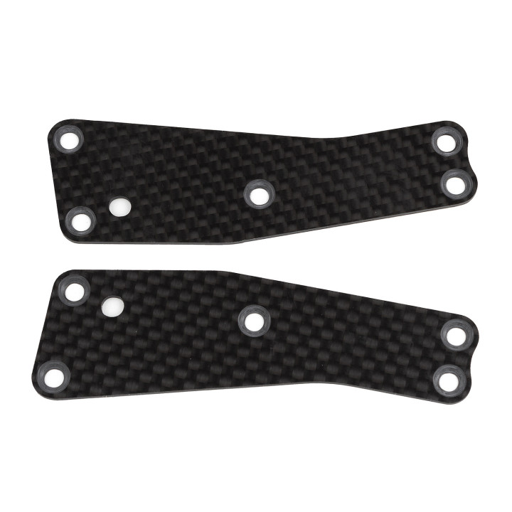 AS81482 Renforts de triangles supérieurs avants carbone 1.2mm RC8T4/E Team Associated RSRC