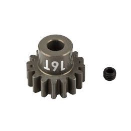 AS89598 Ft Pinion Gear 16T Mod 1, 5mm Shaft - Aluminium Team Associated RSRC